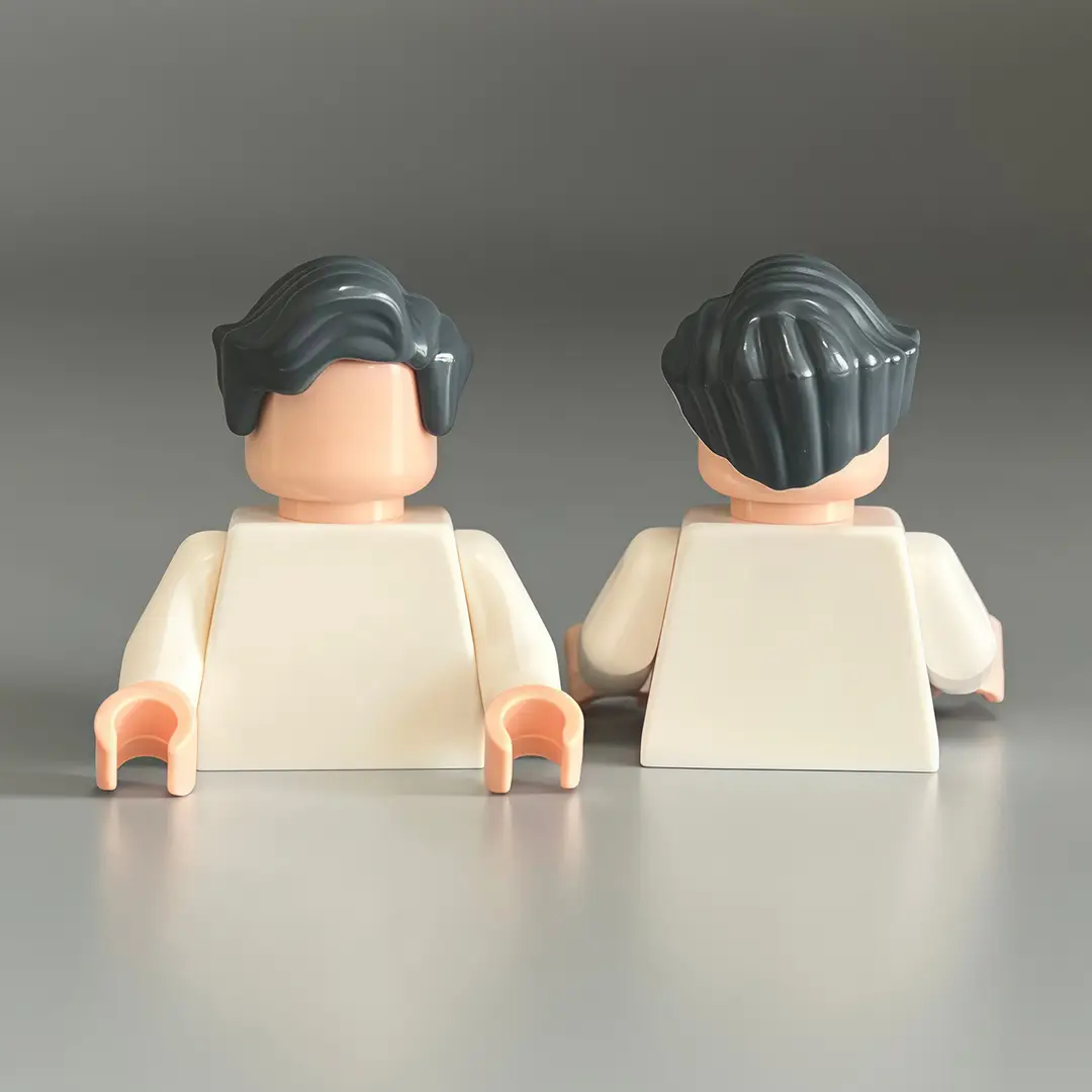 Compatible with Lego Boys Hair Small Particle Building Blocks Moc Parts Accessories DIY Parts Accessories Assembled Toy Boys - Image 16