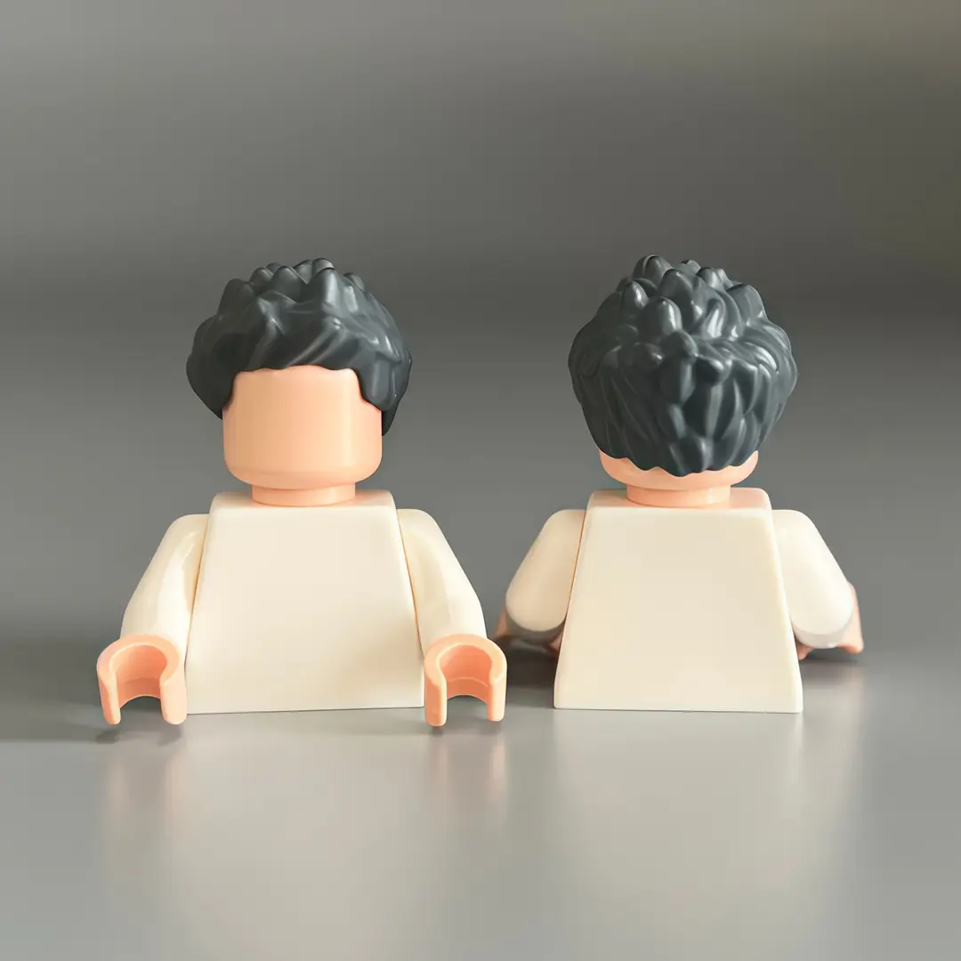 Compatible with Lego Boys Hair Small Particle Building Blocks Moc Parts Accessories DIY Parts Accessories Assembled Toy Boys - Image 20