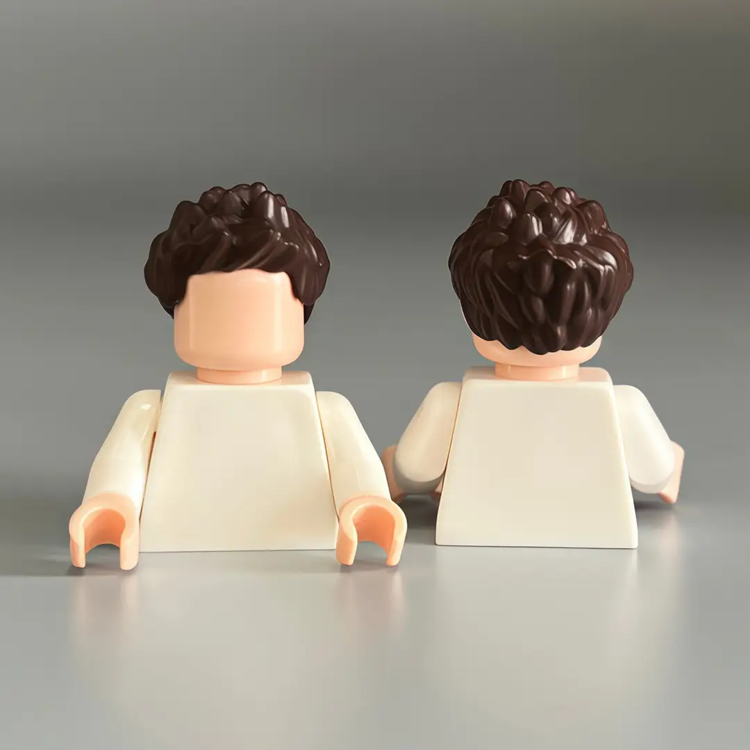 Compatible with Lego Boys Hair Small Particle Building Blocks Moc Parts Accessories DIY Parts Accessories Assembled Toy Boys - Image 21