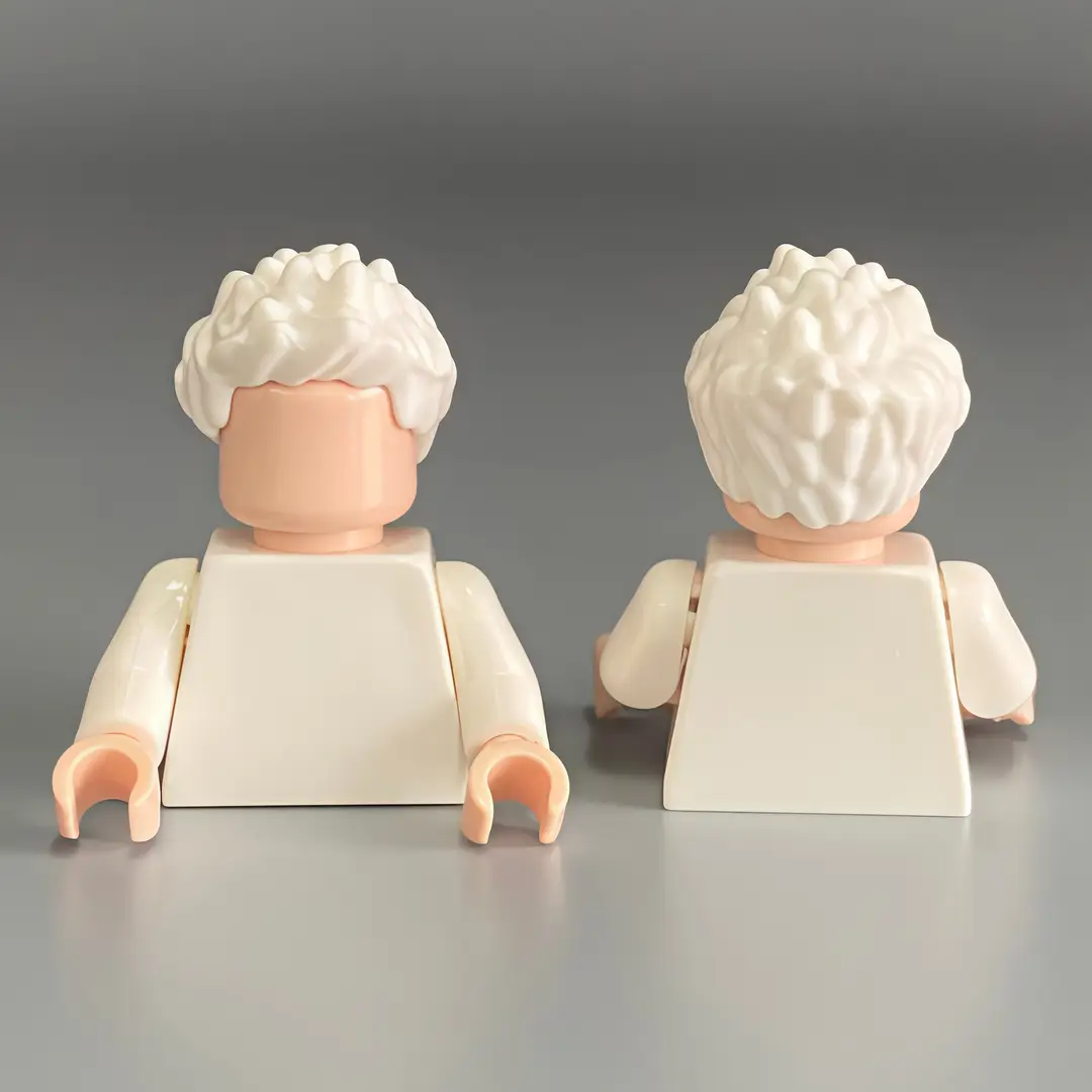 Compatible with Lego Boys Hair Small Particle Building Blocks Moc Parts Accessories DIY Parts Accessories Assembled Toy Boys - Image 25