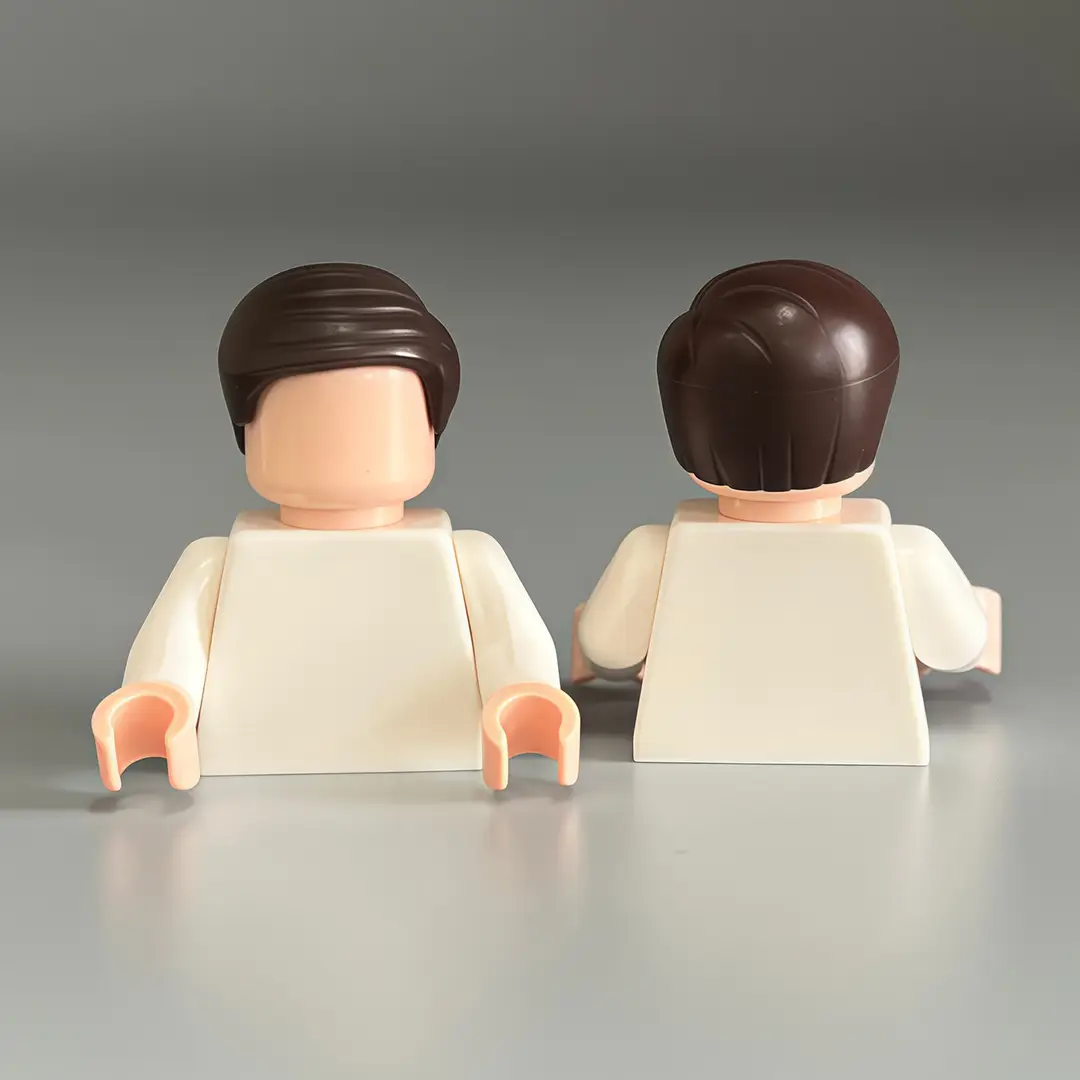 Compatible with Lego Boys Hair Small Particle Building Blocks Moc Parts Accessories DIY Parts Accessories Assembled Toy Boys - Image 3