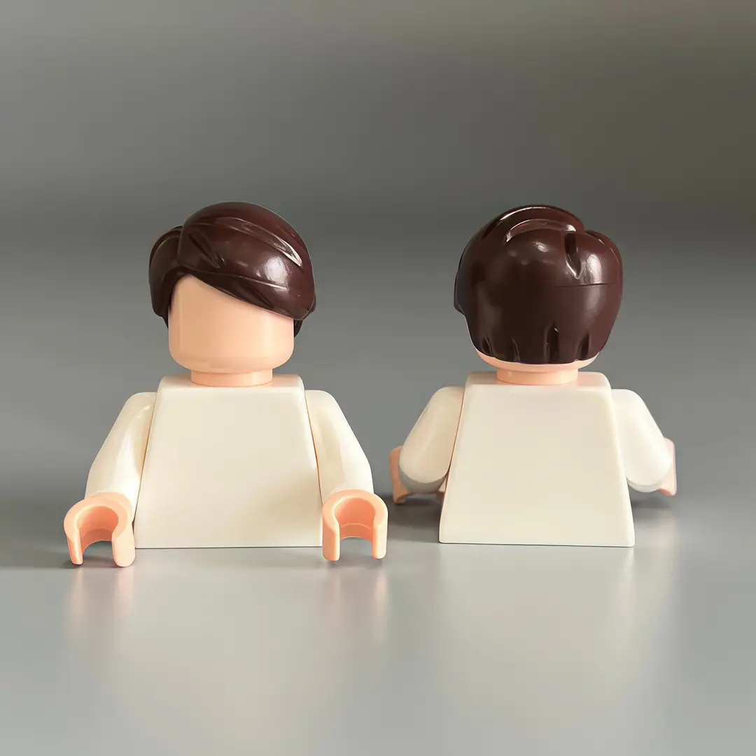 Compatible with Lego Boys Hair Small Particle Building Blocks Moc Parts Accessories DIY Parts Accessories Assembled Toy Boys - Image 9