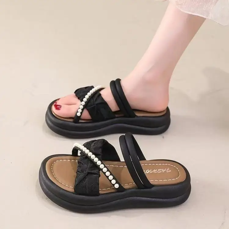 Women's 2025 New Summer Roman Slippers Thick Sole Non-Slip — feature 15
