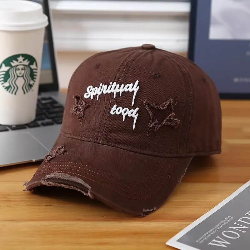 Spiritual Butterfly Cap Women Brown 2025 - Image 6