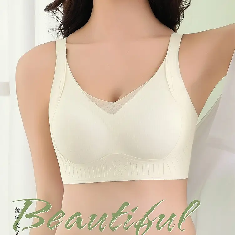 Underwear for Women with Large Breasts, Minimizing and Gathering, Thin Style Without Underwire, Adjustable Side Support, Anti-Sagging Bra, Ultra-Soft - Image 9