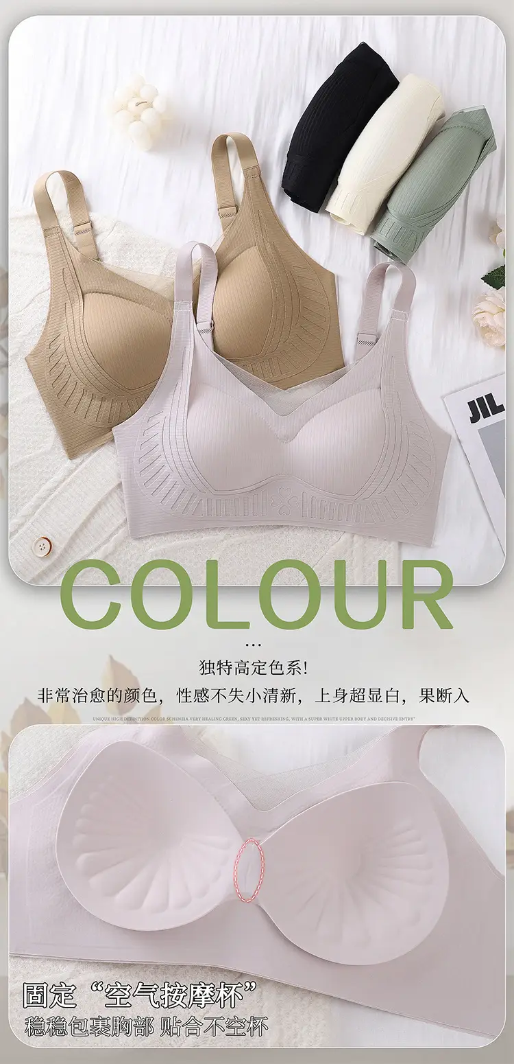 Underwear for Women with Large Breasts, Minimizing and Gathering, Thin Style Without Underwire, Adjustable Side Support, Anti-Sagging Bra, Ultra-Soft — feature 5
