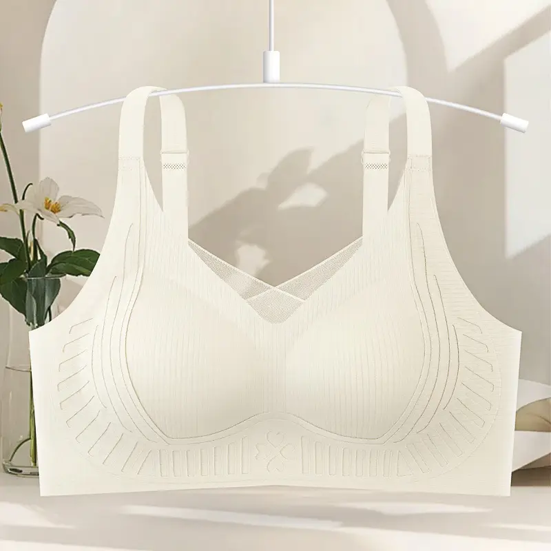 Underwear for Women with Large Breasts, Minimizing and Gathering, Thin Style Without Underwire, Adjustable Side Support, Anti-Sagging Bra, Ultra-Soft - Image 2