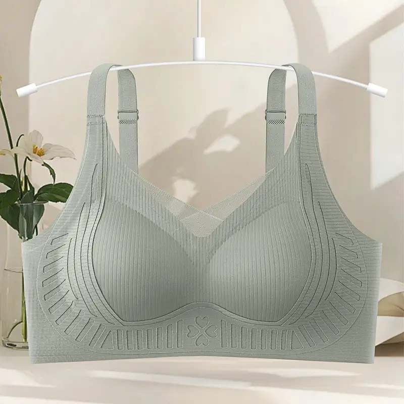 Underwear for Women with Large Breasts, Minimizing and Gathering, Thin Style Without Underwire, Adjustable Side Support, Anti-Sagging Bra, Ultra-Soft - Image 4