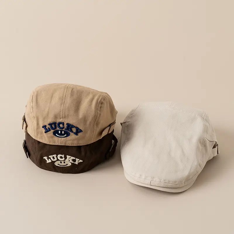 Kids Beanies British Style Painter Cap Forward Cap