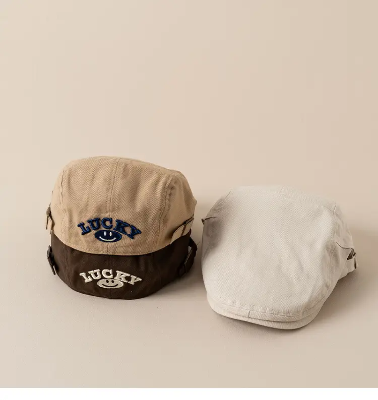 Kids Beanies British Style Painter Cap Forward Cap — feature 3