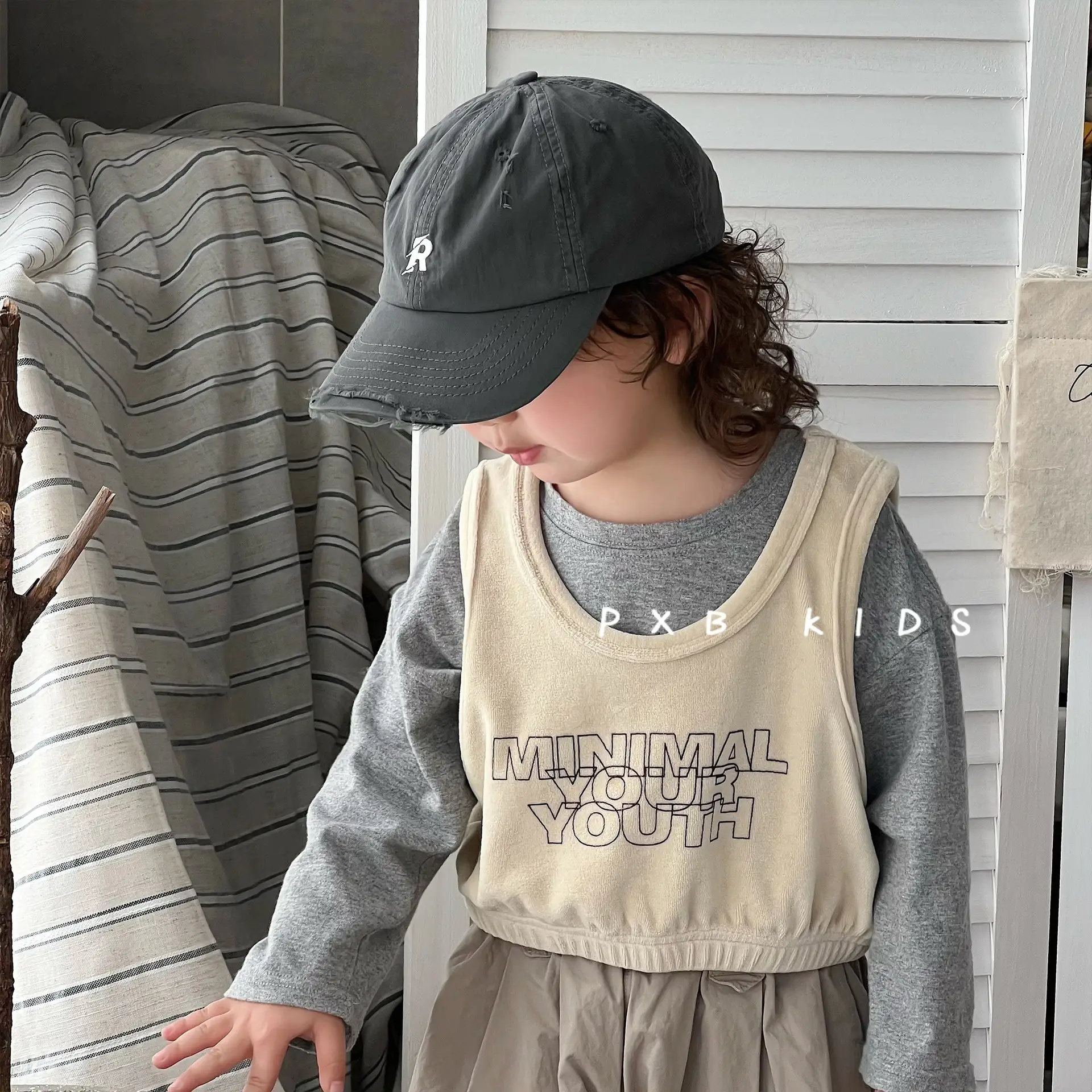 Kids Cap Western Style Holed Tee Baseball Cap - Image 9