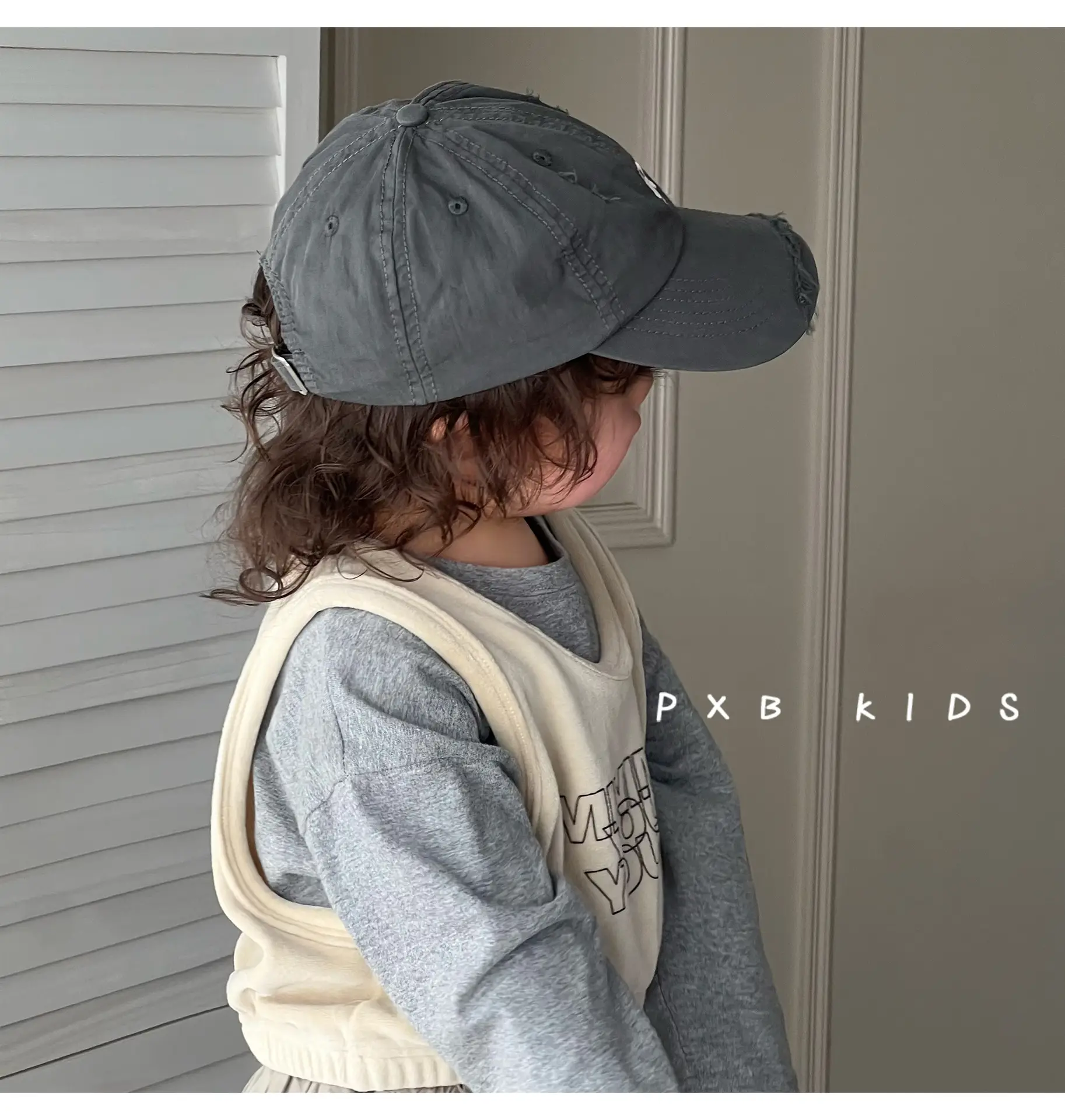 Kids Cap Western Style Holed Tee Baseball Cap — feature 10