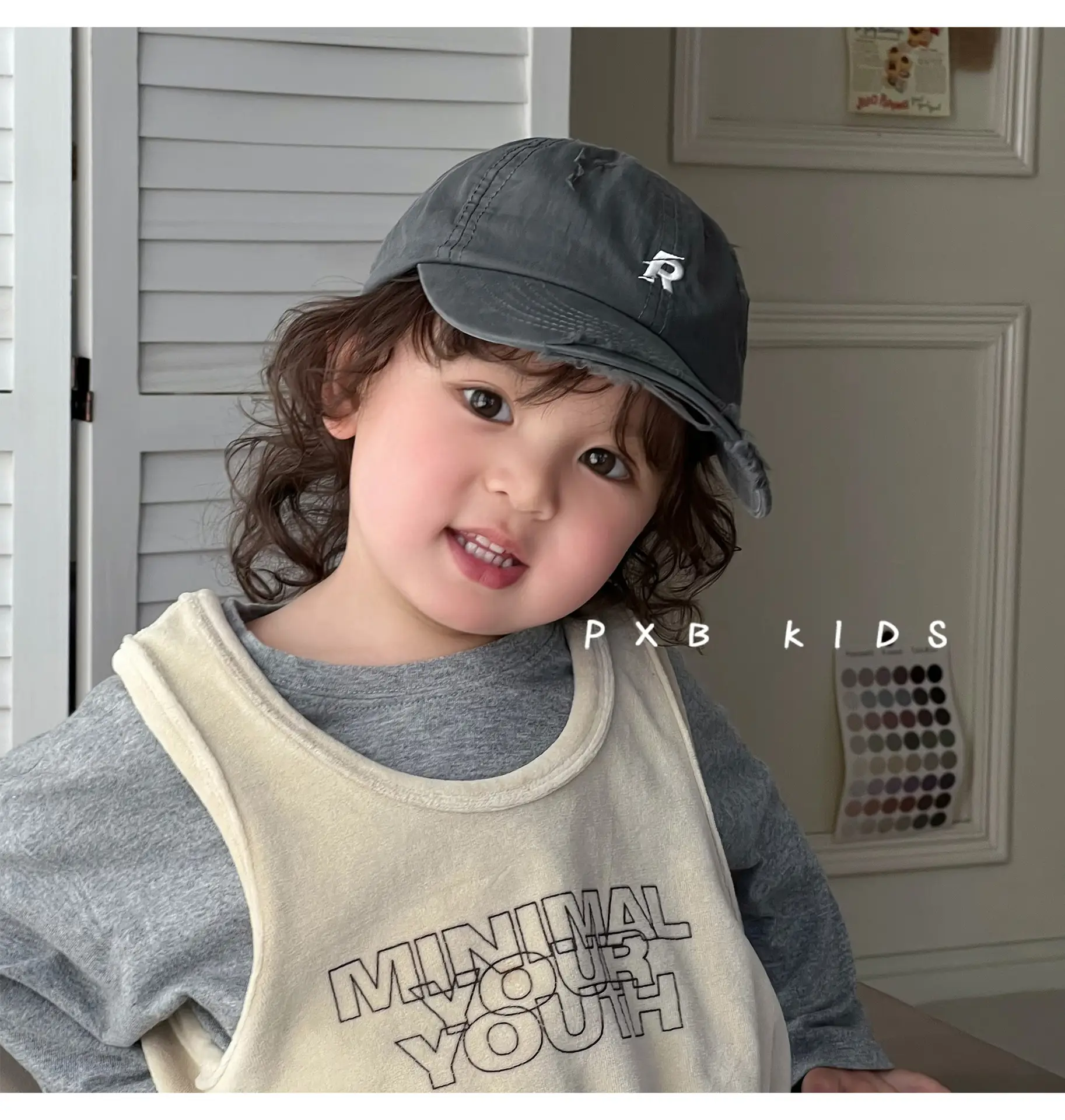 Kids Cap Western Style Holed Tee Baseball Cap — feature 2