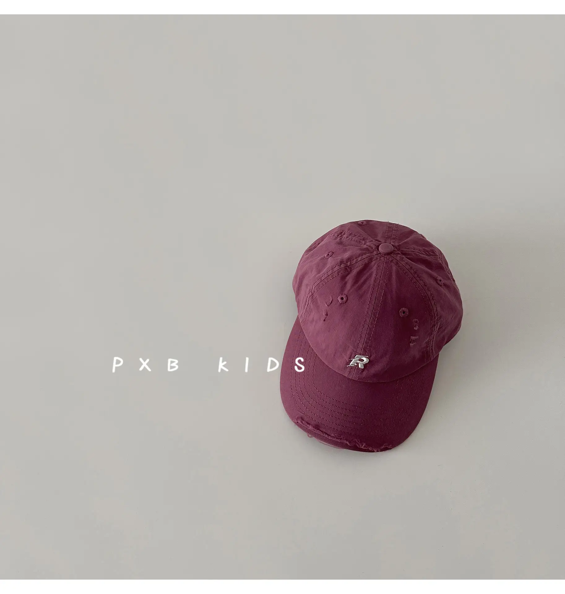 Kids Cap Western Style Holed Tee Baseball Cap — feature 28