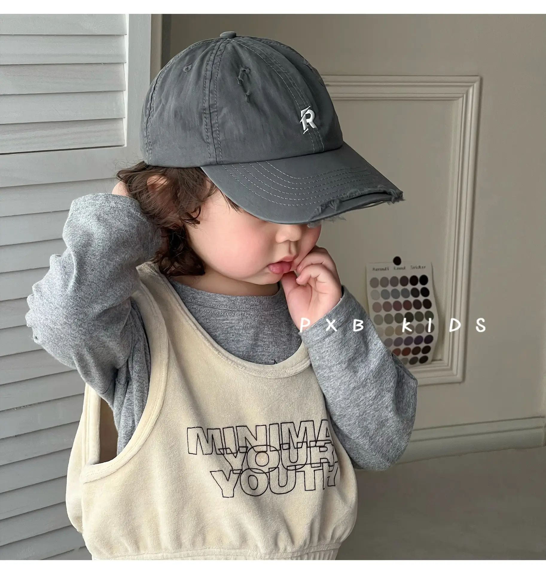 Kids Cap Western Style Holed Tee Baseball Cap — feature 5