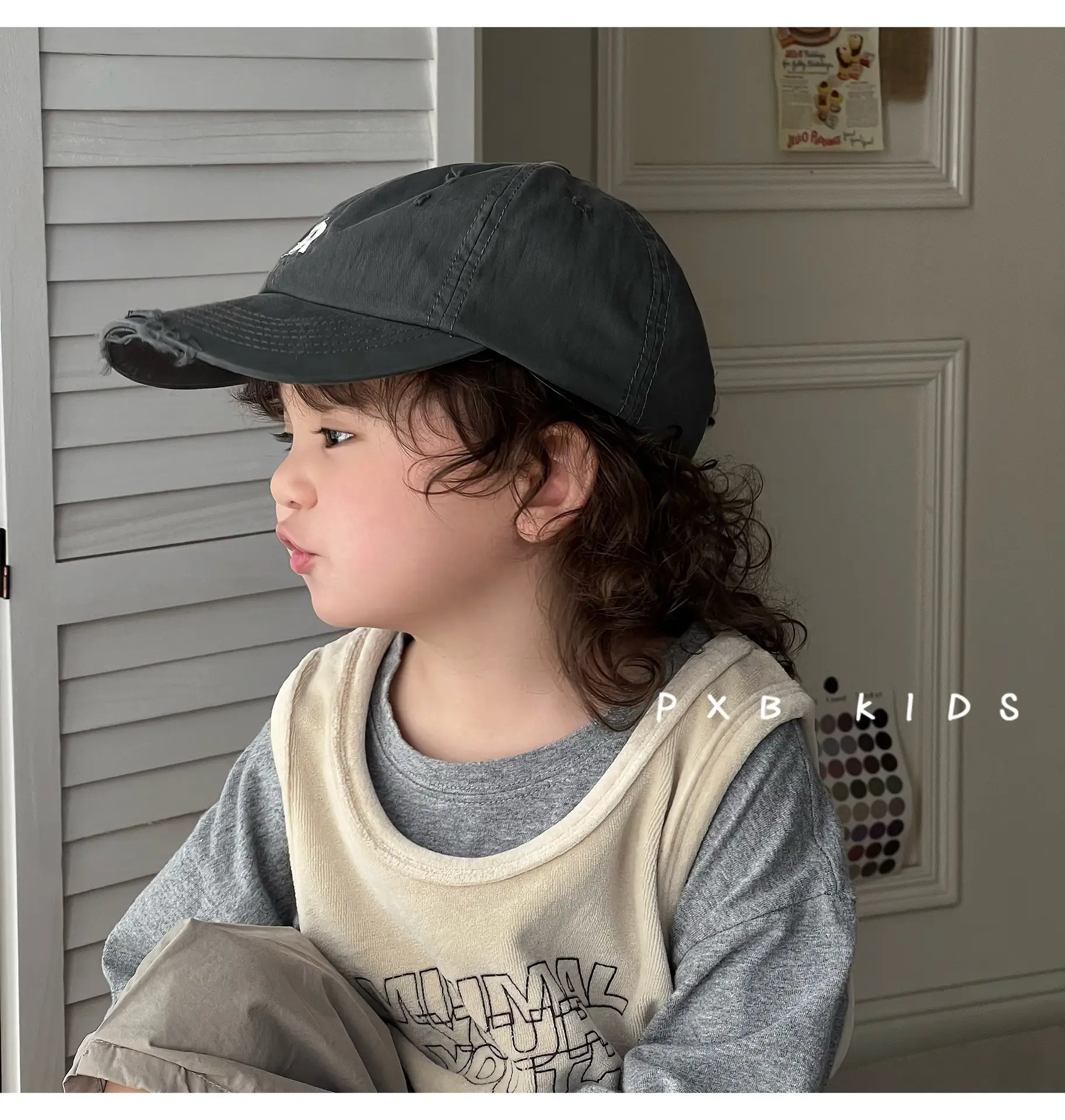 Kids Cap Western Style Holed Tee Baseball Cap — feature 7