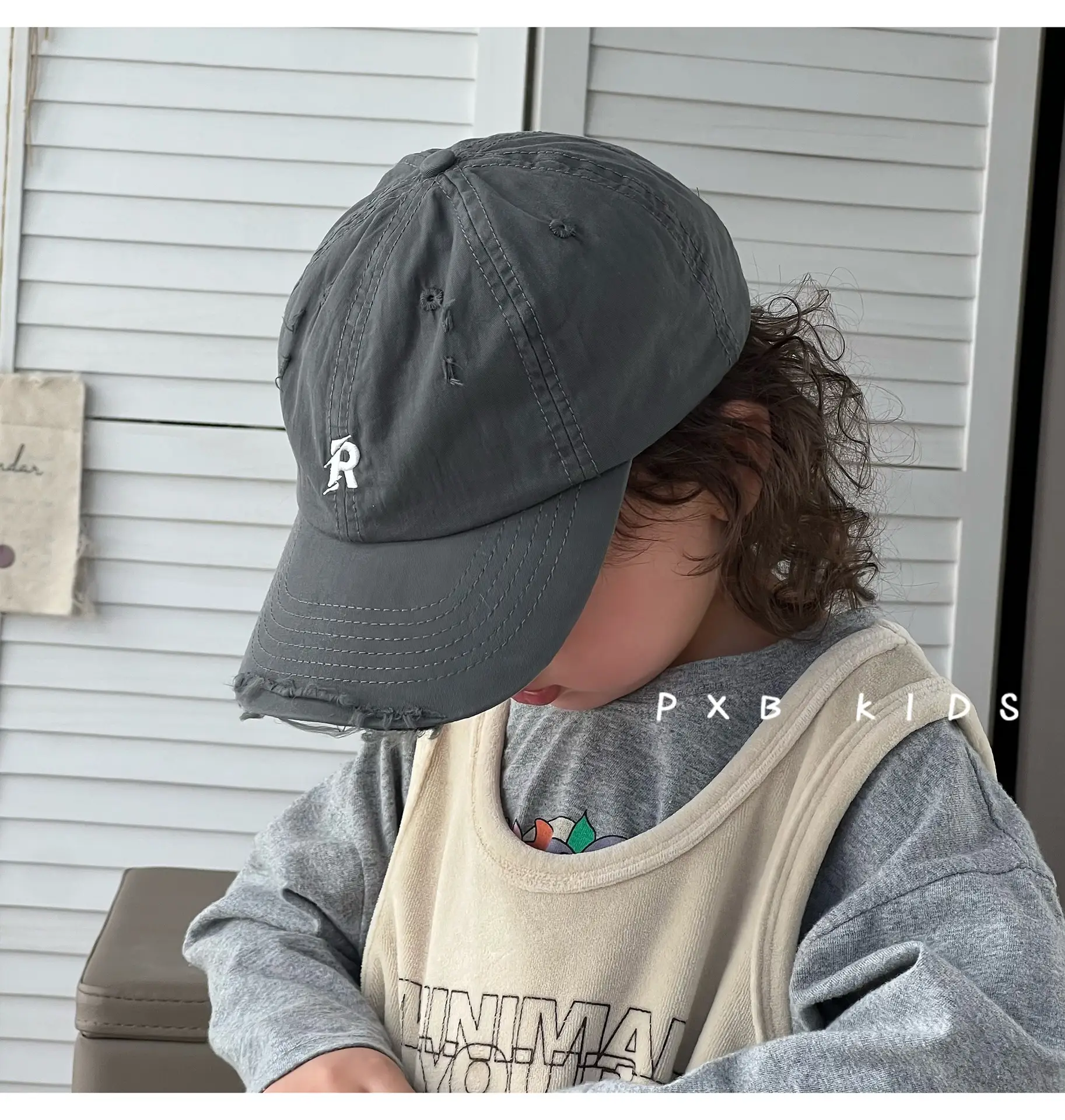 Kids Cap Western Style Holed Tee Baseball Cap — feature 9