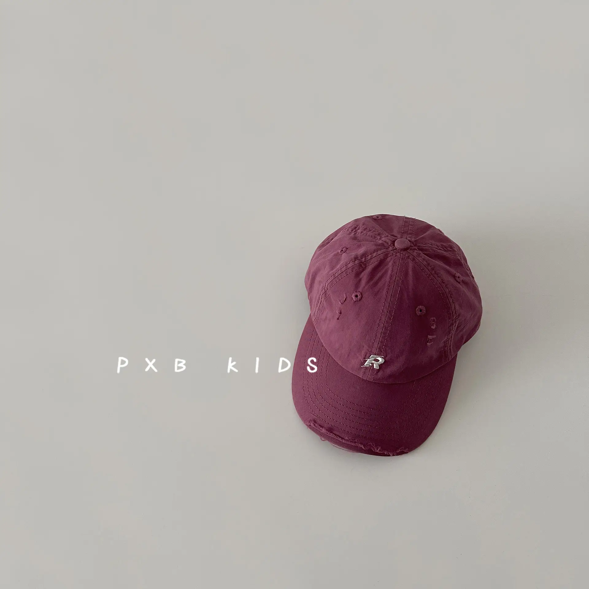 Kids Cap Western Style Holed Tee Baseball Cap - Image 4