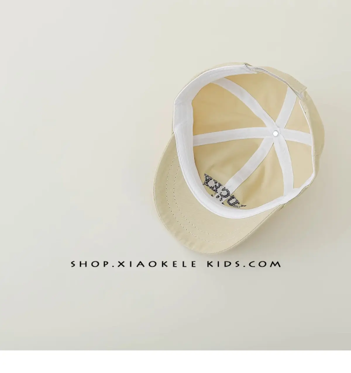 Black Kids Cap with "NIGHT" Print — feature 11