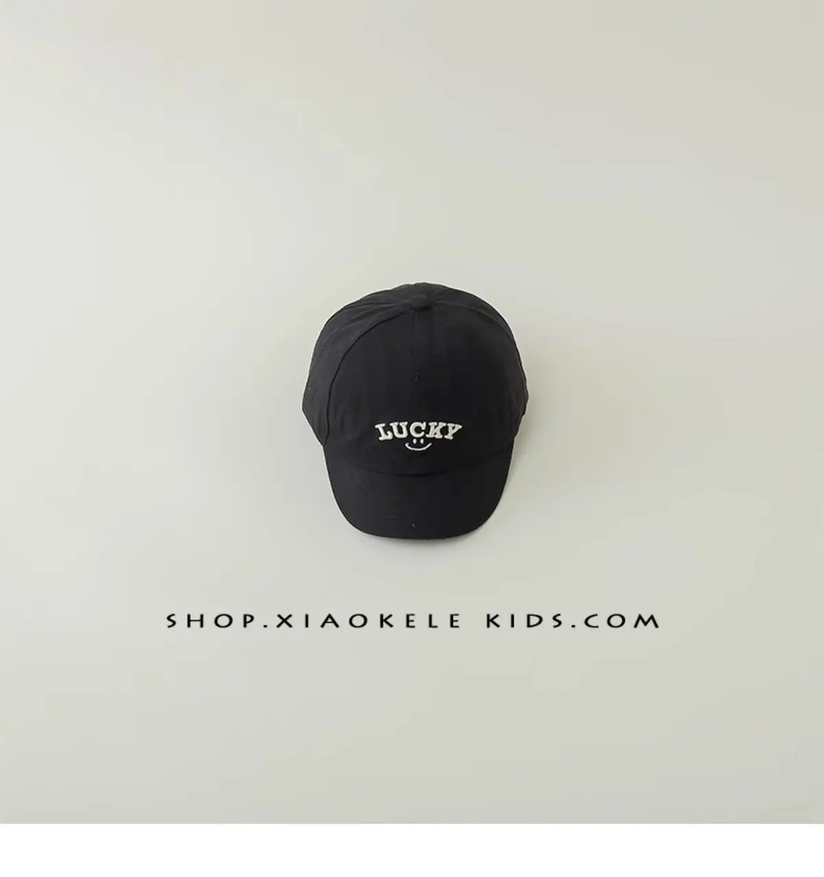 Black Kids Cap with "NIGHT" Print — feature 18