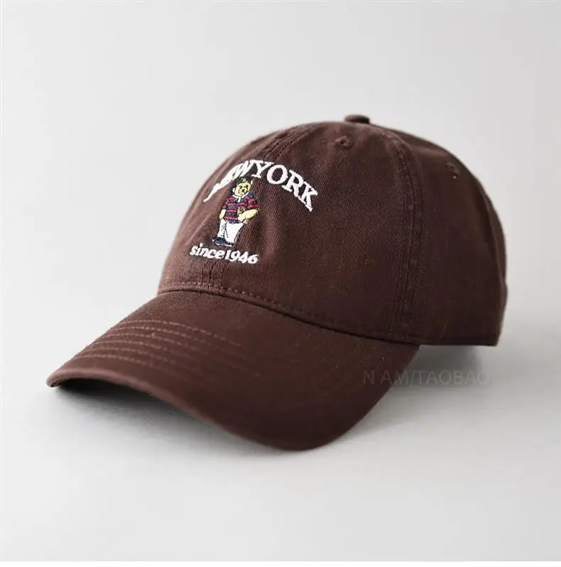 Spring New Letter Cartoon Bear Embroidered Baseball Cap for Men Women — feature 4