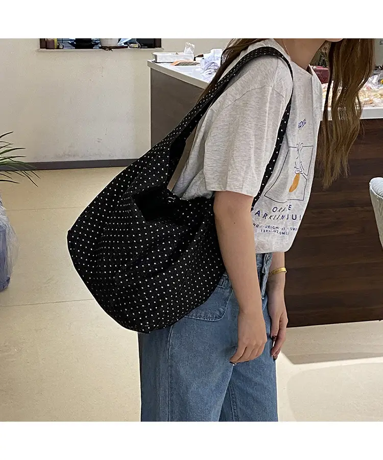 Blue Leopard Print Women's Shoulder Bag Large Capacity — feature 8