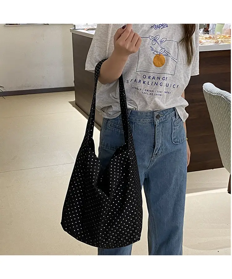 Blue Leopard Print Women's Shoulder Bag Large Capacity — feature 9