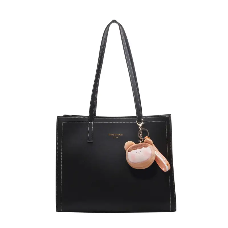 Women's Large Capacity Beige Tote Bag 2025 Spring Summer - Image 2