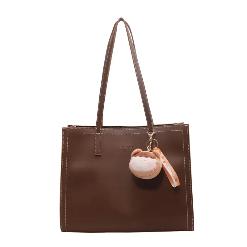 Women's Large Capacity Beige Tote Bag 2025 Spring Summer - Image 5