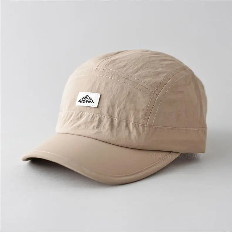 Men's Beige Baseball Cap with Logo — feature 3