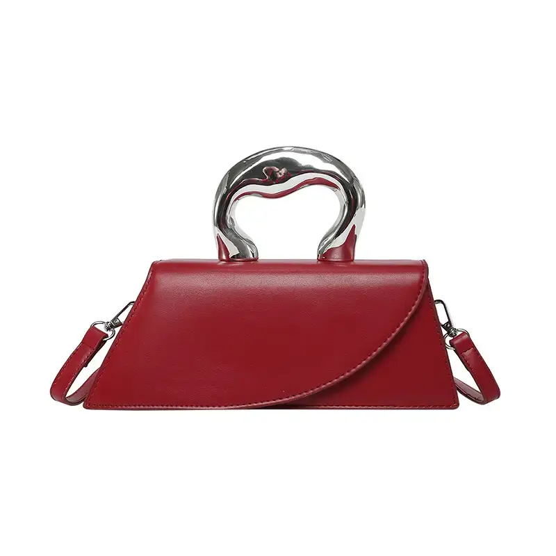 Light Blue Trapezoidal Women's Handbag 2025 Spring Summer - Image 2