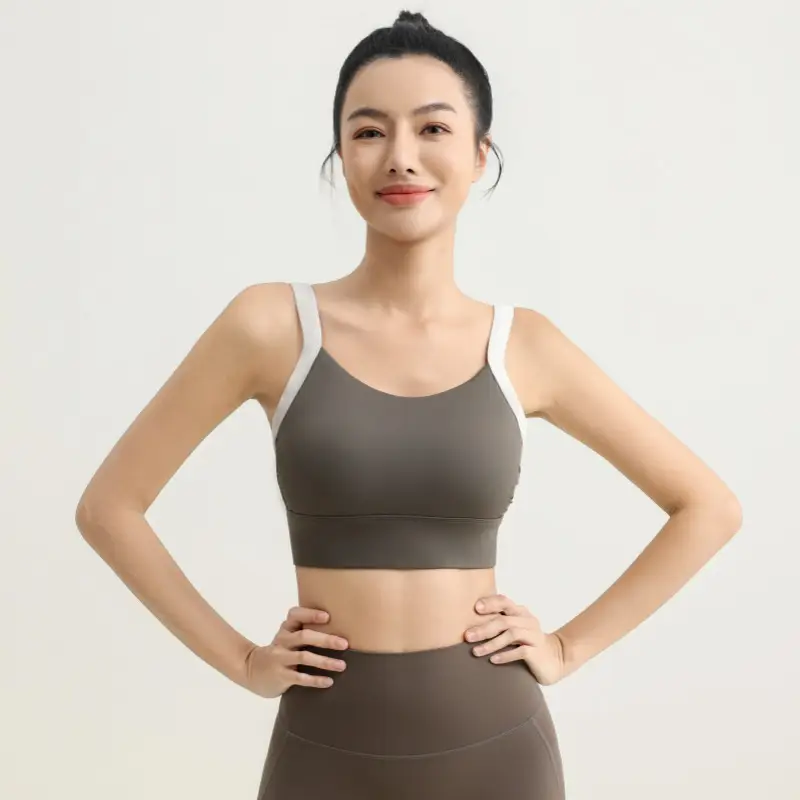 Popular V-Shaped Backless Plus-Size Sports Bra Quick-Dry Fitness Tank Top Yoga Bra for Women High-Intensity Workouts — feature 12