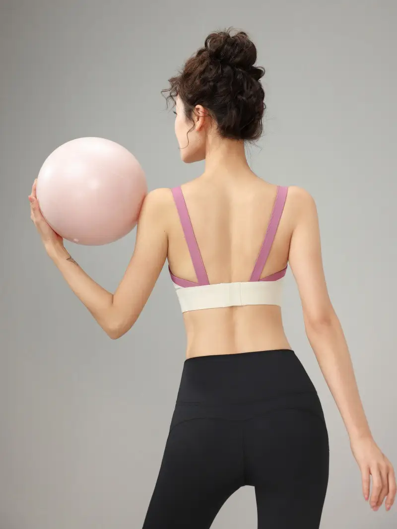 Popular V-Shaped Backless Plus-Size Sports Bra Quick-Dry Fitness Tank Top Yoga Bra for Women High-Intensity Workouts — feature 6