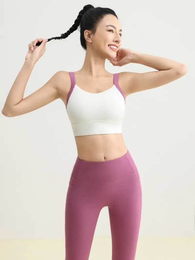 Popular V-Shaped Backless Plus-Size Sports Bra Quick-Dry Fitness Tank Top Yoga Bra for Women High-Intensity Workouts — feature 8