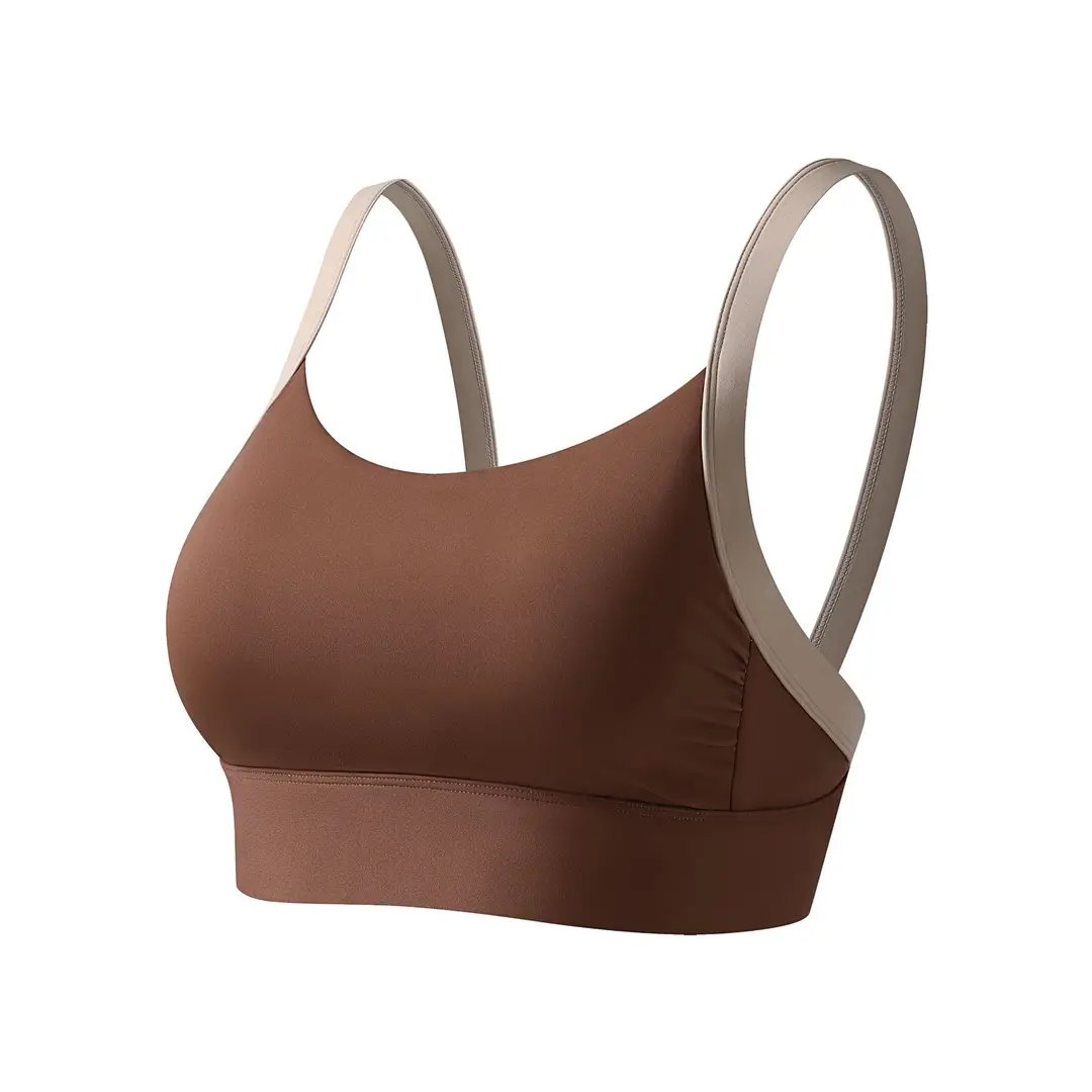 Popular V-Shaped Backless Plus-Size Sports Bra Quick-Dry Fitness Tank Top Yoga Bra for Women High-Intensity Workouts