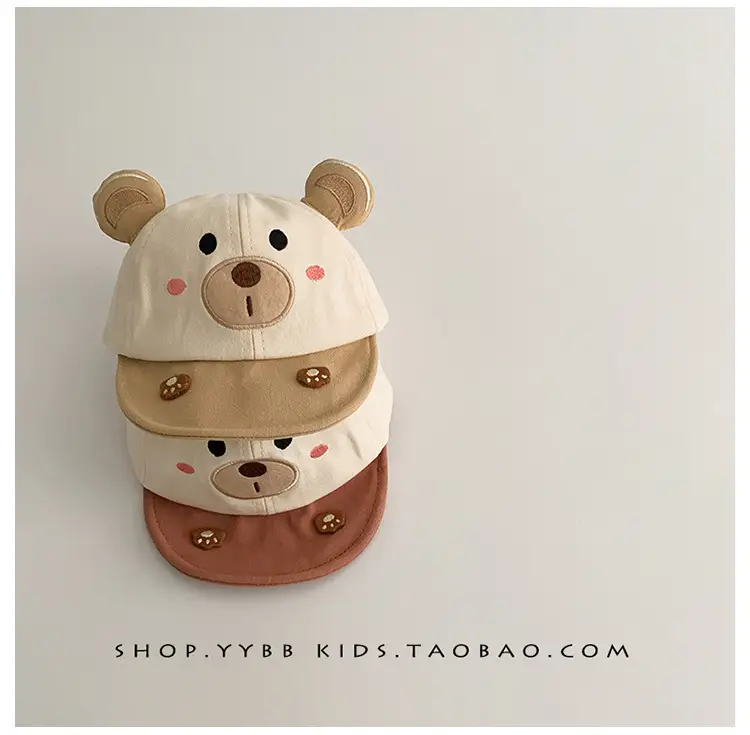 Cute Bear Baby Hats for Boys Girls Spring Autumn β feature 10