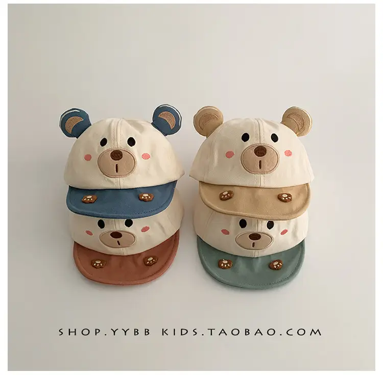 Cute Bear Baby Hats for Boys Girls Spring Autumn β feature 3