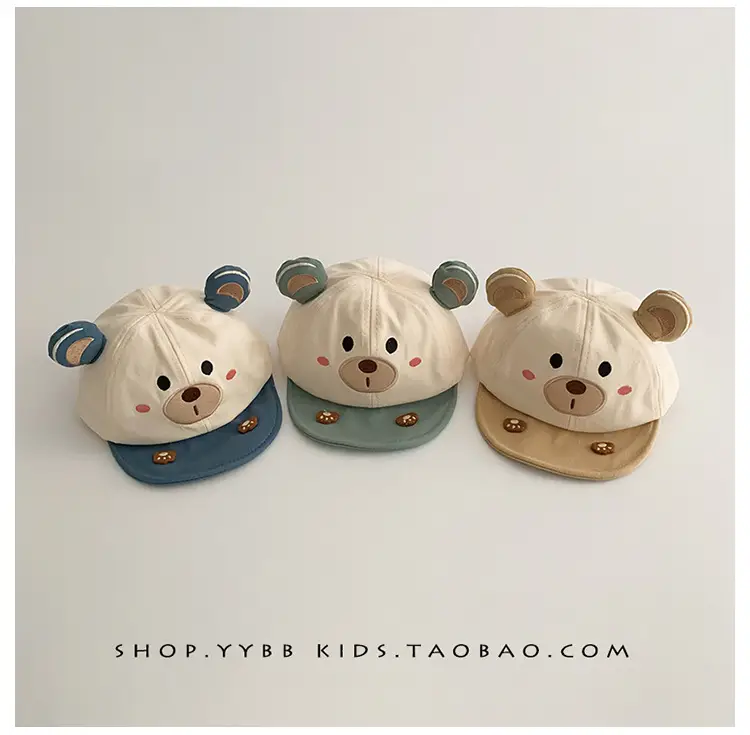 Cute Bear Baby Hats for Boys Girls Spring Autumn β feature 5