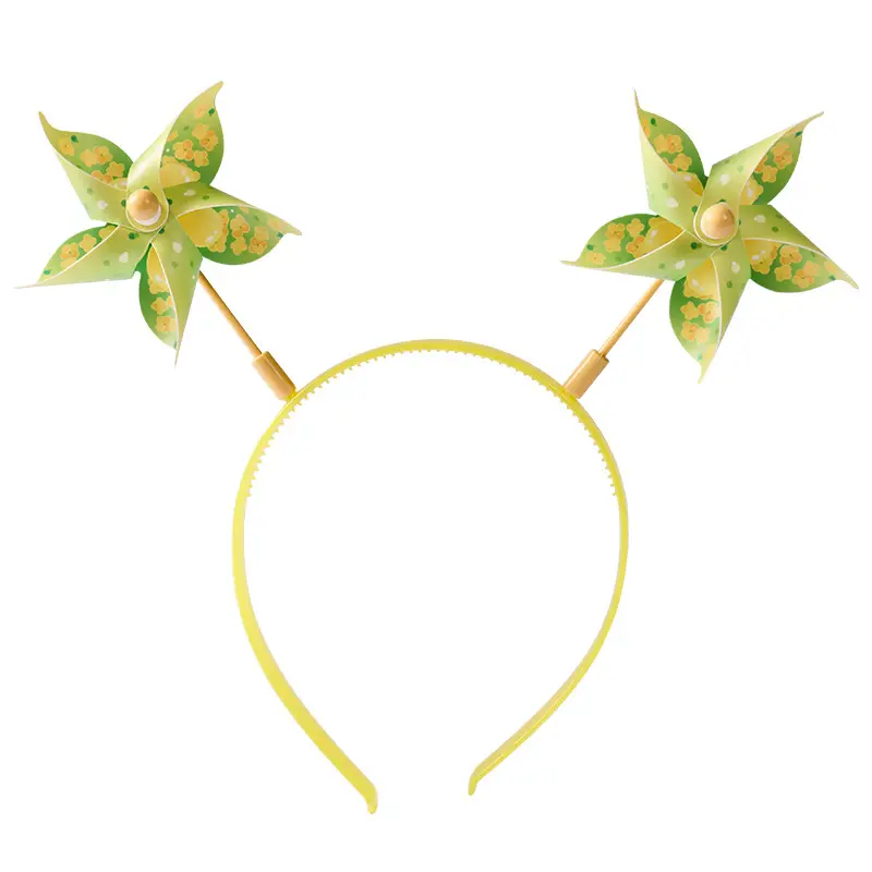Meiker Rape Flower Windmill DIY Decor for Kids