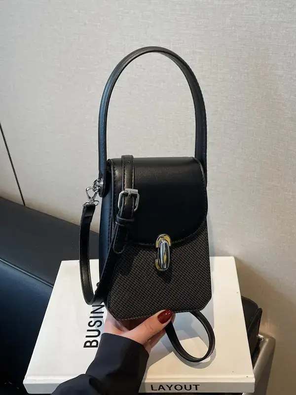 Beige Portable Phone Shoulder Bag for Women 2025 - Image 6