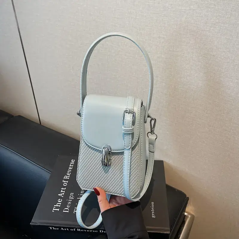 Beige Portable Phone Shoulder Bag for Women 2025 - Image 4