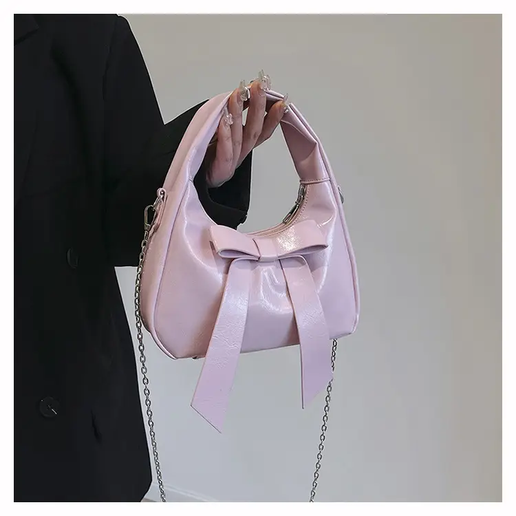 Silver Bow Shoulder Bag for Women 2025 — feature 14