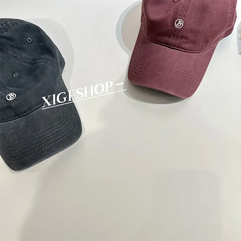 Women's Maroon Letter Embroidered Baseball Cap — feature 3