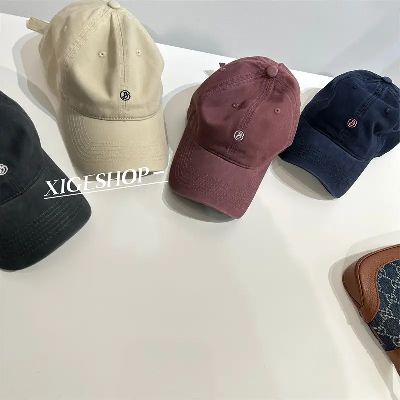 Women's Maroon Letter Embroidered Baseball Cap — feature 5