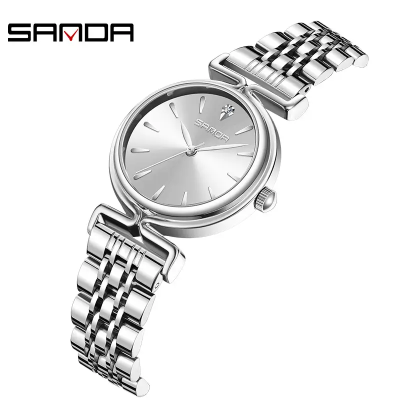 Sanda Women's Stainless Steel Mesh Watch Classic Design
