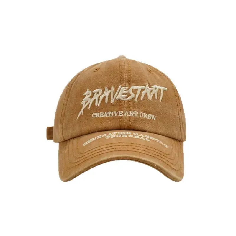 Women Baseball Cap with Letter Embroidery, Casual Duck Tongue Hat