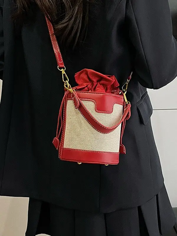 Women's Contrast Color Crossbody Bag 2026 New Style - Image 9