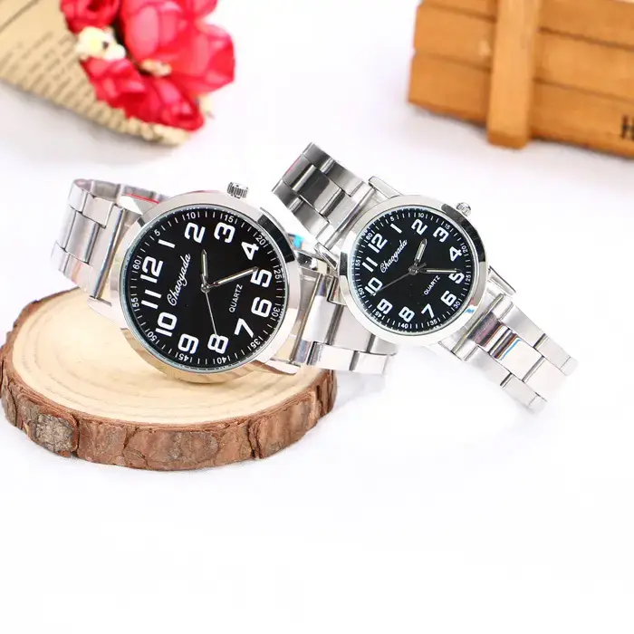 Old Man's Steel Belt Watch Silver Dial Waterproof — feature 6