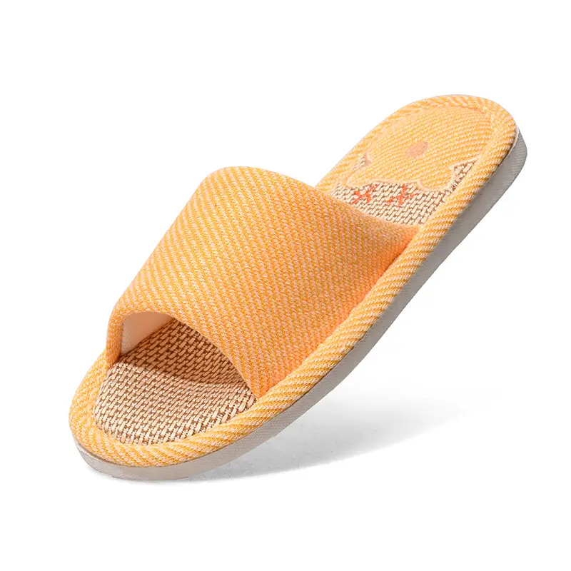 Women Linen Slippers Blue Casual Indoor Home Use - Image 10