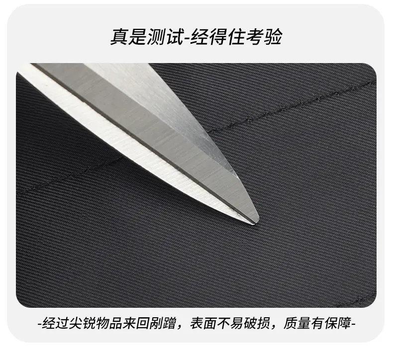 Men's Black Waist Bag Lightweight Oxford Cloth Multi-layer Sports Chest Bag — feature 11